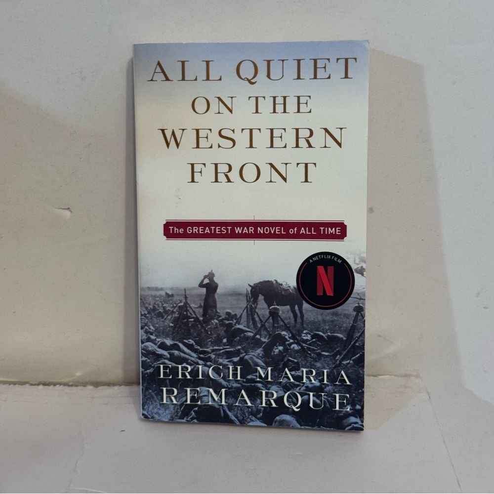 All Quiet on the Western Front by Erich Maria Remarque paperback book